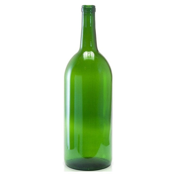 Bordeaux Style Wine Bottles - 1.5l - Green - 6 per Case