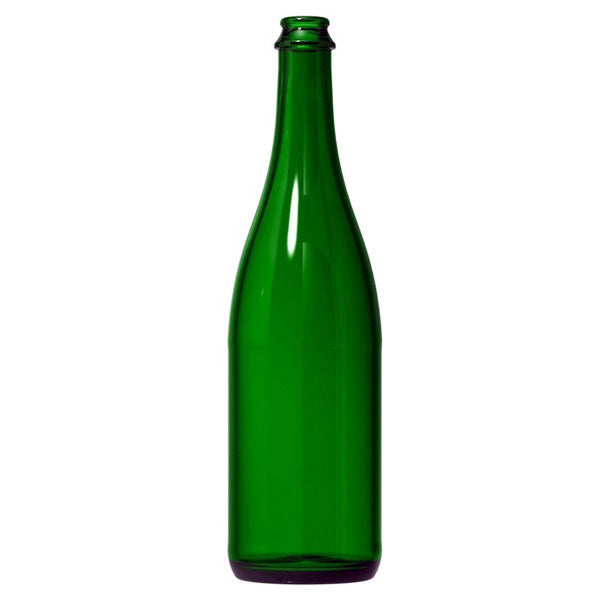 Champagne Wine Bottles - 750ml - Green - 12 per Case