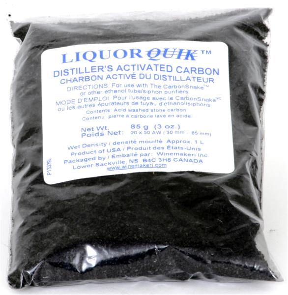 Granular Activated Carbon - 85 Gram - 3 oz Package