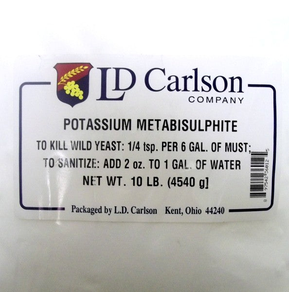 Potassium Metabisulphite 10 Lb. Bulk