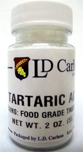 Tartaric Acid - Dry - 2oz
