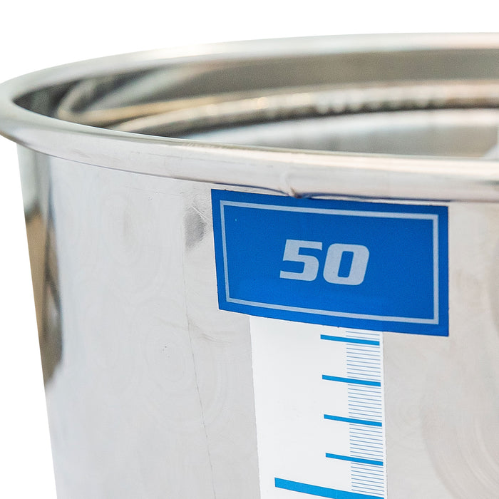 Marchisio 50 Liter Variable Capacity Stainless Steel Tank with Floating Lid
