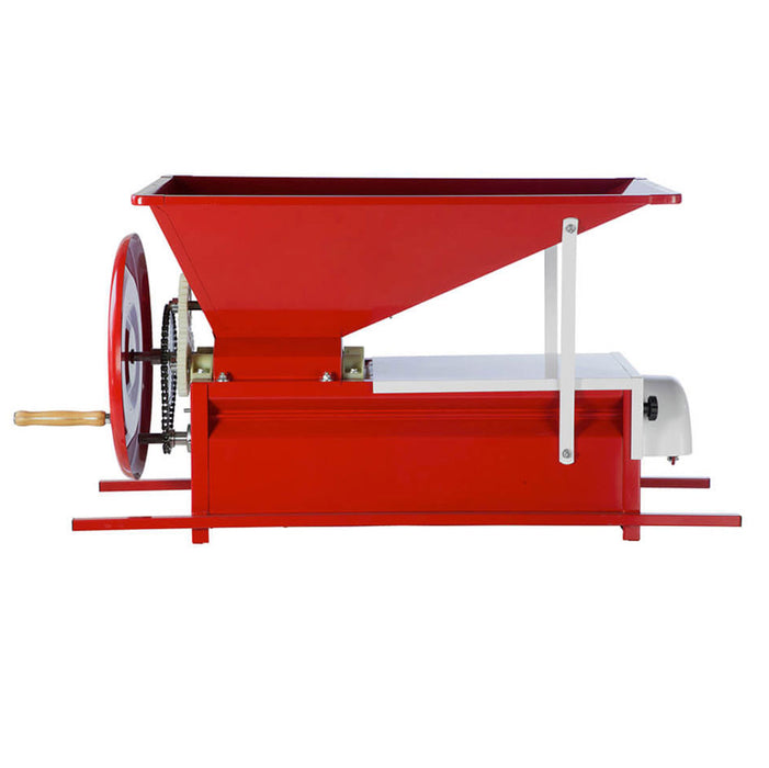 Manual Grape Crusher Destemmer with Painted Hopper