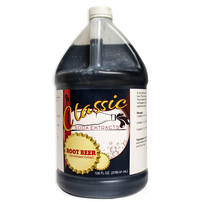 Root Beer Extract - 128 oz Bottle - Makes 256 Gallons of Root Beer