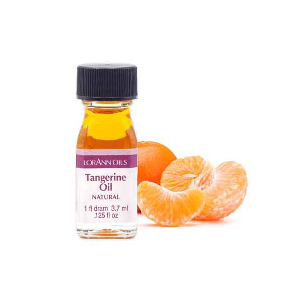 LorAnn Super Strength Tangerine Oil Flavoring - 1 fl. dram