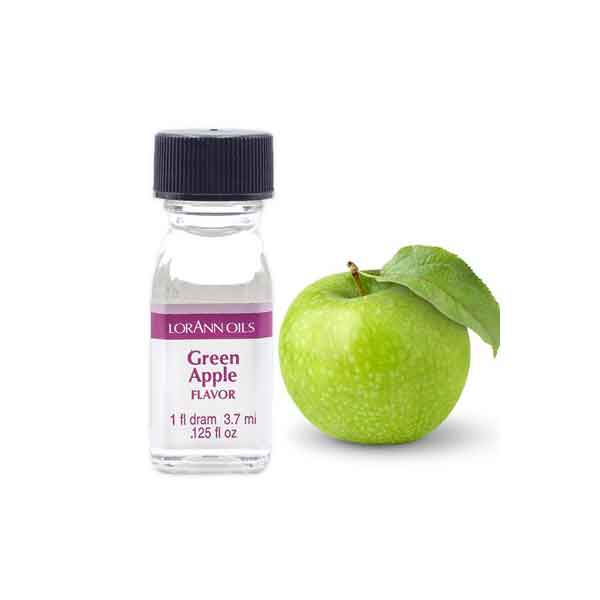LorAnn Super Strength Green Apple Flavoring - 1 fl. dram