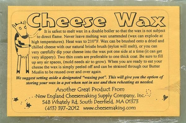 Clear Cheese Wax - 1 Lb. - Reusable