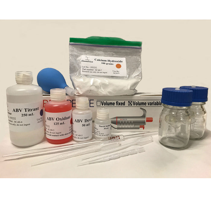 Vinmetrica ABV Test Kit with Complete Labware Kit