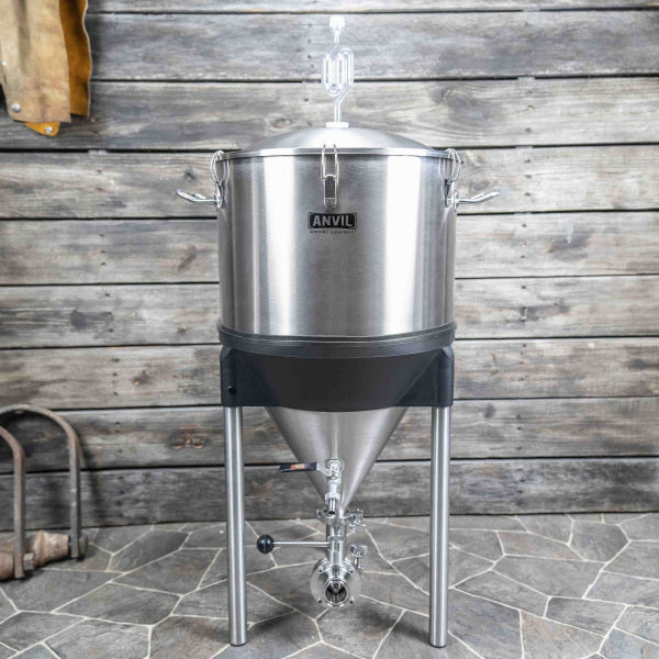 Crucible 14 Gallon Stainless Steel Conical Fermenter by ANVIL Brewing