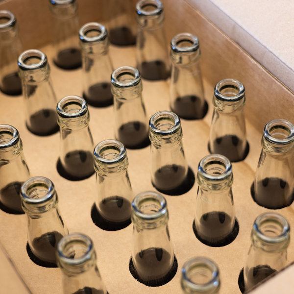 Clear Glass Beer Bottles - Case of 24