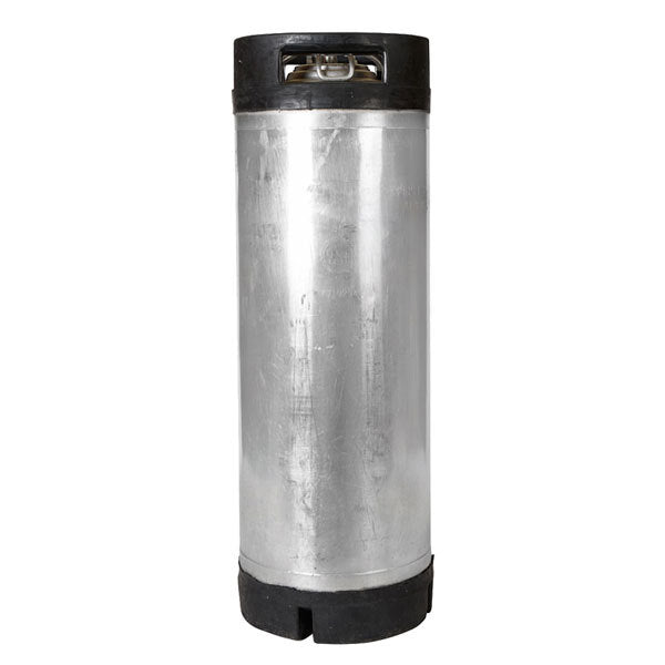 5 Gallon Used Ball Lock Corny Keg with Rubber Handles