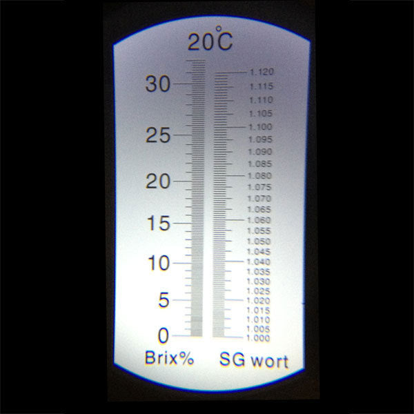 Zuckergehalt Refraktometer, Refraktometer 0-32 Brix Wein Refraktometer
