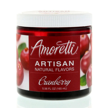 Amoretti Cranberry Artisan Natural Flavoring, 8 oz