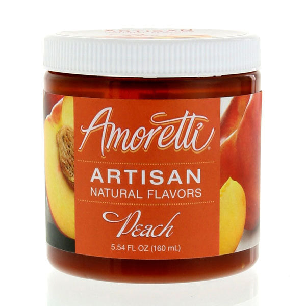 Amoretti Peach Artisan Natural Flavoring, 8 oz