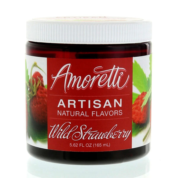 Amoretti Strawberry Artisan Natural Flavoring, 8 oz