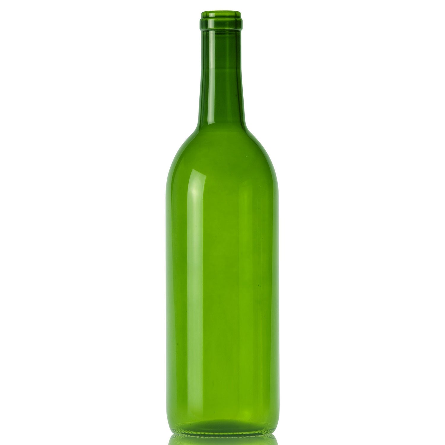 750ml Clear Glass Claret Bottles, screw top