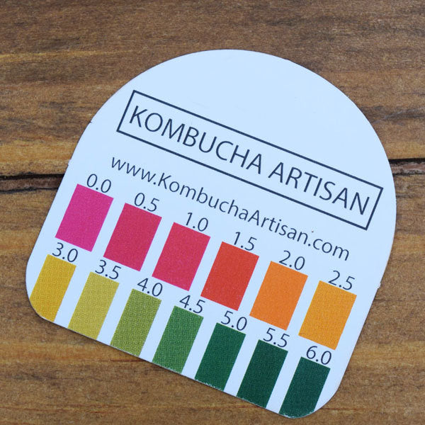 pH Strips - Kombucha - Range 0-6 pH - 45 ct.