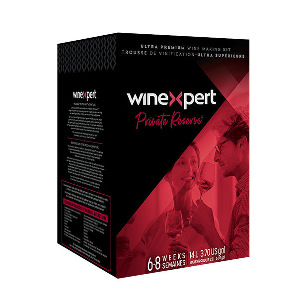French Languedoc Bordeaux Blend Wine Ingredient Kit with Grape Skins - Winexpert Private Reserve