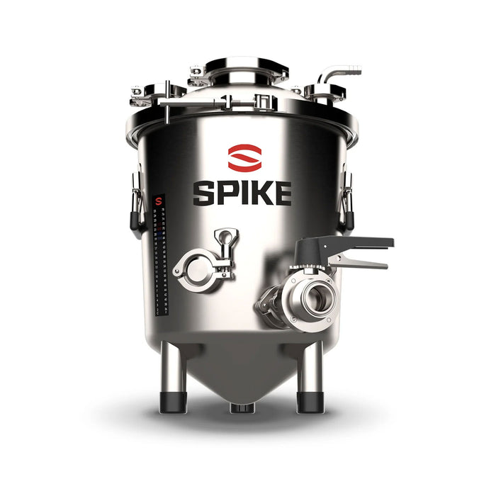Spike Brewing Flex+ Stainless Steel Fermenter with Butterfly Valve and Pressure Capable Lid