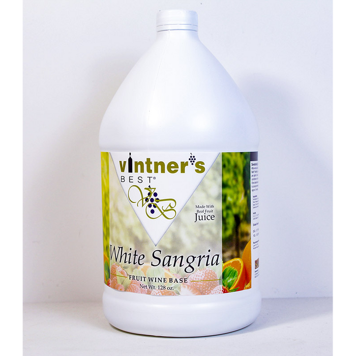 White Sangria Fruit Wine Base from Vintners Best - One Gallon Concentrate